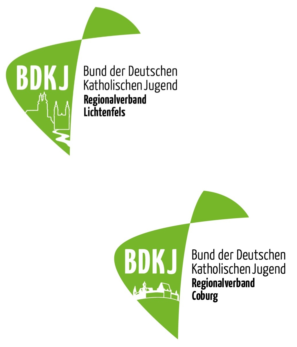 Logos der beiden BDKJ-Regionalverbände Lichtenfels und Coburg